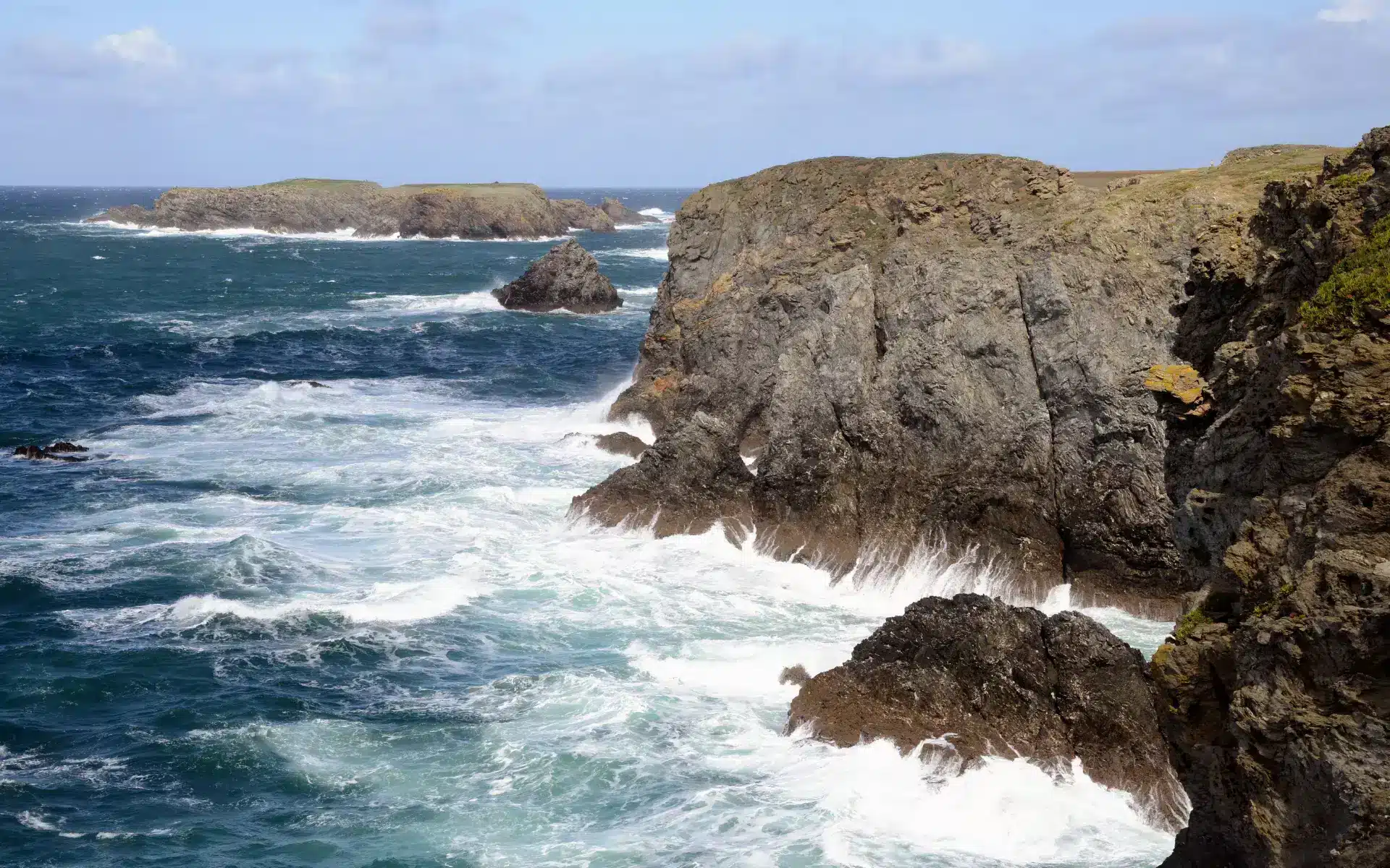 Falaises Port Coton Belle ile en Mer