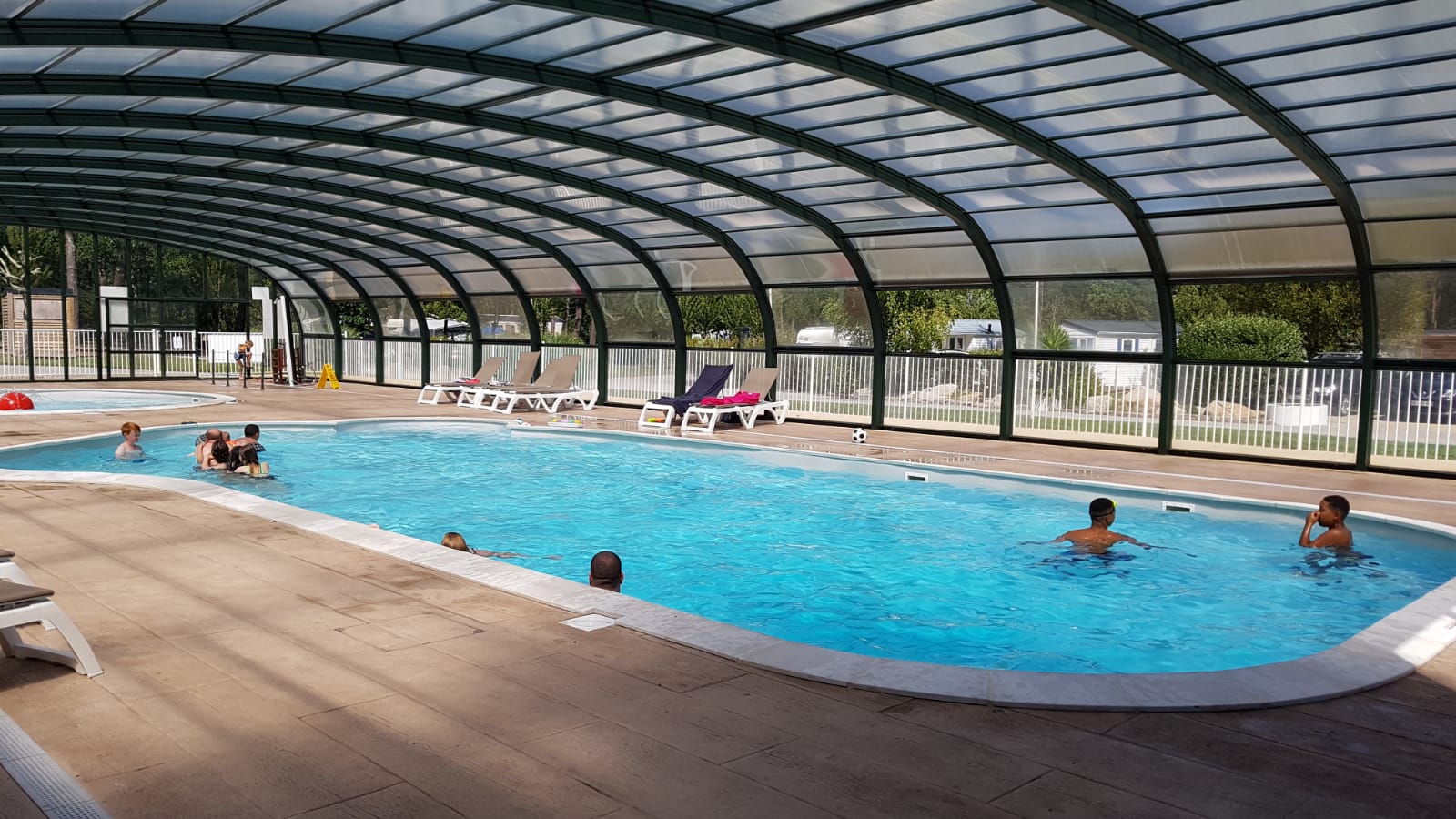 campsite with swimming pool auray morbihan